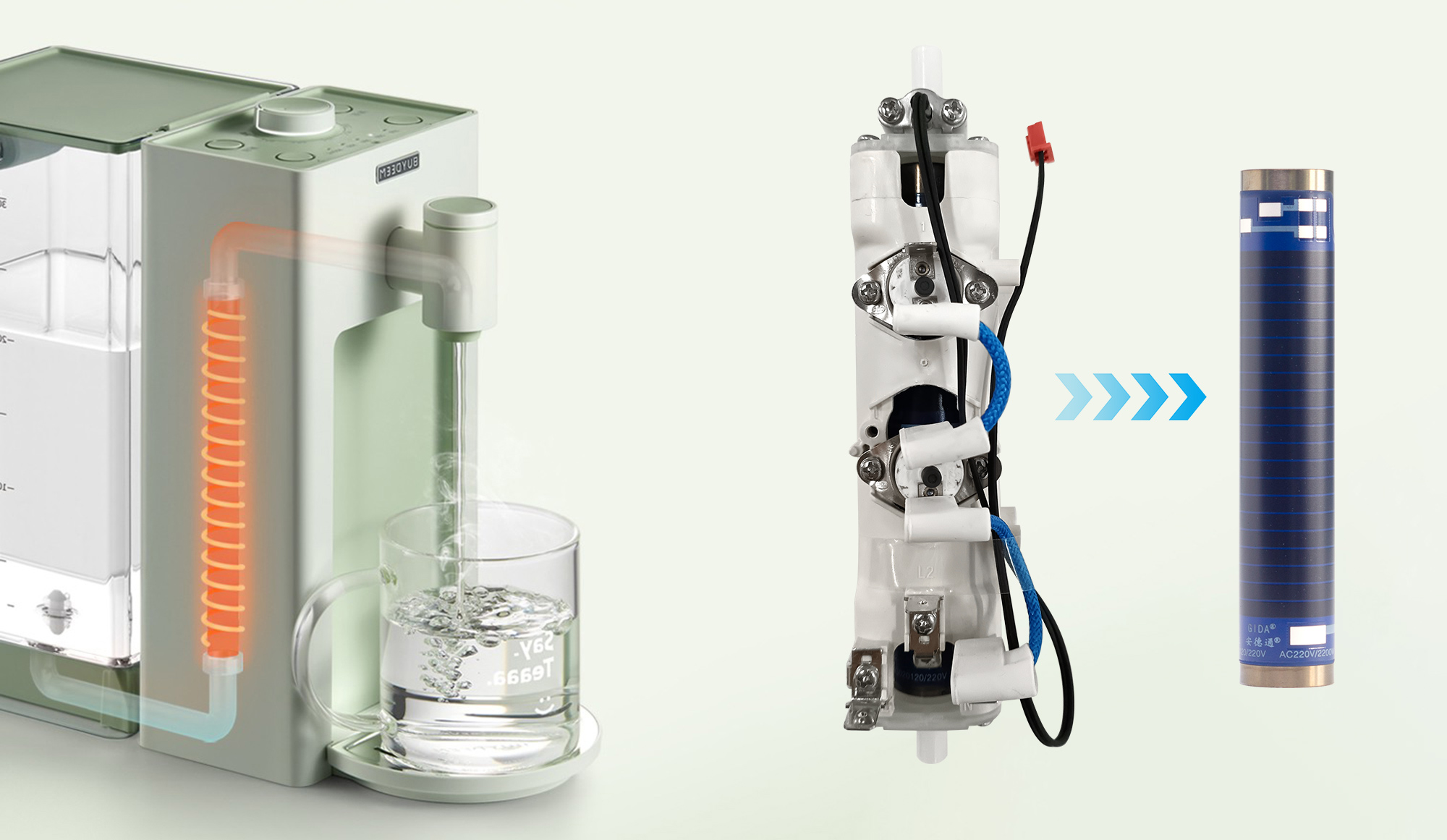 GIDA厚膜加熱：即熱飲水機(jī)市場(chǎng)的技術(shù)基石